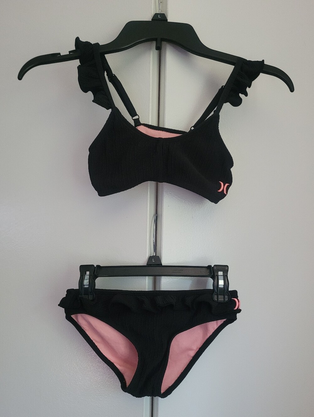 8-10 Hurley Black Bikini
